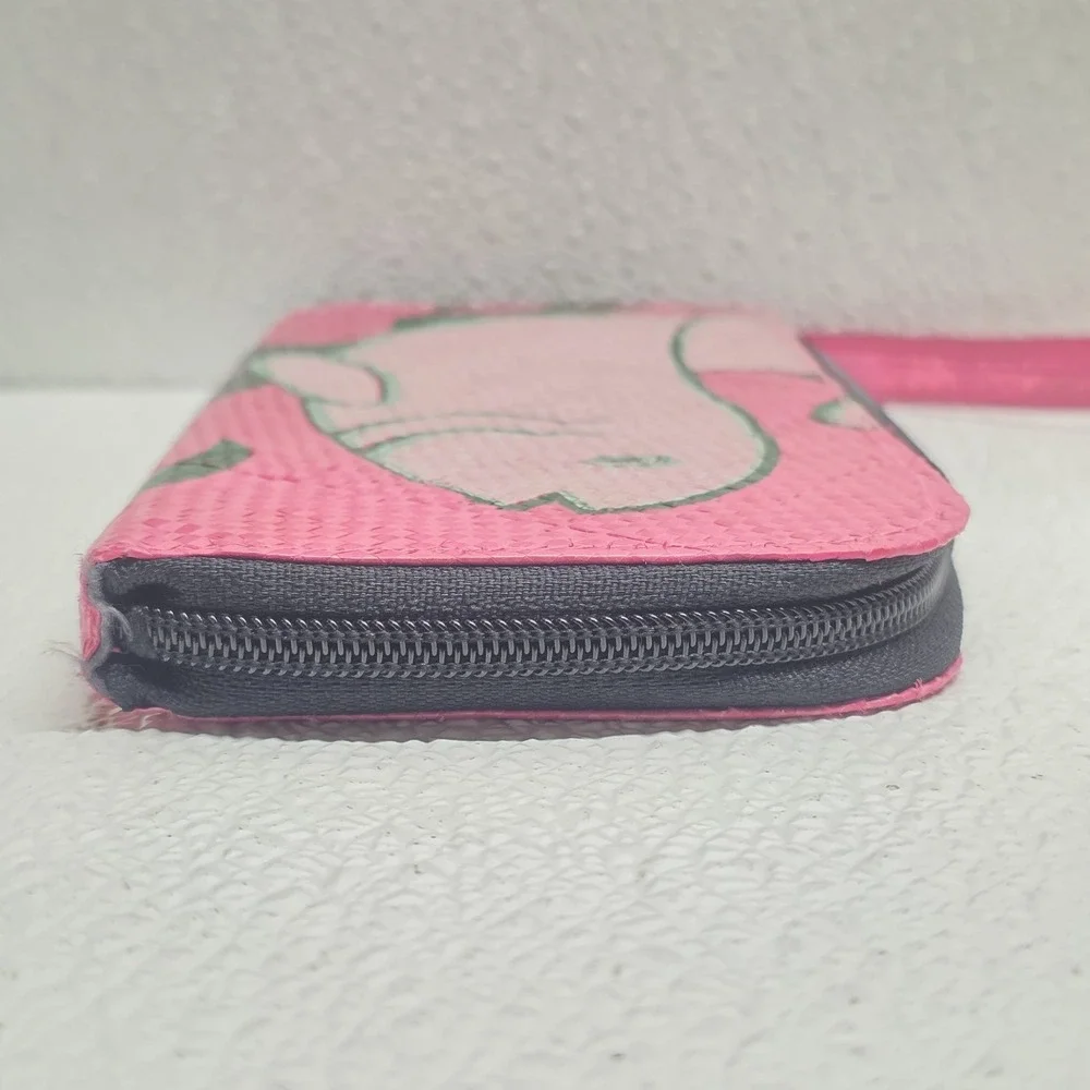 Angkor Recycled Cambodia Pink Fish Wallet Wristlet